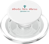 Made for More Ephesians 2:10 Design du Verset de la Bible chrétienne PopSockets PopGrip pour MagSafe