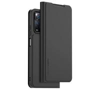 Made For Xiaomi Coque avec Rabat pour Xiaomi Redmi Note 11 Pro avec Finition Gomme, Noir