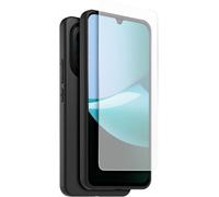Made For Xiaomi – Coque arrière semi-rigide + verre trempé pour Redmi 15c Noir/Transparent