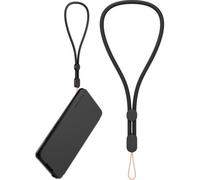 Made For Xiaomi Étui folio Redmi 13 4G avec cordon et dragonne noir