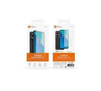 Pack Coque arrière semi-rigide noir & Protège-écran en verre trempé pour Redmi Note 13 4G