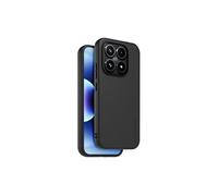 Made For Xiaomi Coque arrière semi-rigide pour Xiaomi 17 au touché peau premium Noir