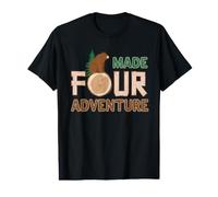 Made Four Adventure 4e Anniversaire Camping en Plein air T-Shirt Graphique avec Valeur