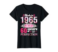 Made in 1965 Vintage 60ème Anniversaire 60 Ans Cadeau Femme T-Shirt