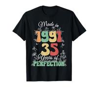 Made in 1991 Vintage 35th Birthday 35 Years of Perfection T-Shirt