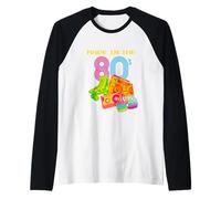 Made in 80s, Vintage 80's, I Love 80's Era Graphic Design Manche Raglan