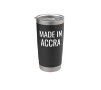 Made in Accra Ghana Gobelet isotherme en acier inoxydable double paroi