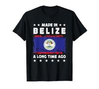 Made in Belize a Long Time Ago Proud Belizean Belize Flag T-Shirt Graphique avec Valeur