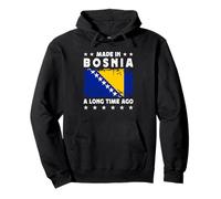 Made in Bosnia a Long Time Ago Proud Bosnian Bosnia Flag Sweat à Capuche