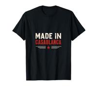 Made in Casablanca Design | Heritage Inspired Typography Art T-Shirt
