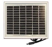 Made in Chasse Panneau Solaire 12 Volts pour agrainoir Automatique 12V à Batterie Rechargeable