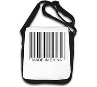 Made in China Barcode Art Sac à bandoulière Blanc, blanc, Taille unique