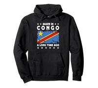 Made in Congo a Long Time Ago Proud Congolese Congo Flag Sweat à Capuche