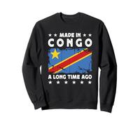 Made in Congo a Long Time Ago Proud Congolese Congo Flag Sweatshirt
