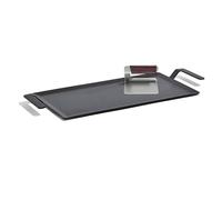 Made In Cookware - Plaque chauffante en acier au carbone + presse-grill - (comme la fonte, mais en mieux) - Fabriquée en Suède - Batterie de cuisine professionnelle - Compatible induction