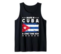 Made in Cuba a Long Time Ago Proud Cuban Cuba Flag Débardeur