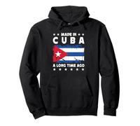 Made in Cuba a Long Time Ago Proud Cuban Cuba Flag Sweat à Capuche