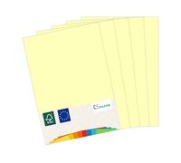 MADE IN EU 20 feuilles de papier de couleur JAUNE CLAIR A4 80 g/m² CS Paper - papier pour imprimante, papier à copier, papier universel pour imprimer, bricoler & plier au format A4