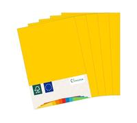 MADE IN EU 50 feuilles de papier de couleur JAUNE SOLEIL A4 80 g/m² CS Paper - papier pour imprimante, papier à copier, papier universel pour imprimer, bricoler & plier au format A4