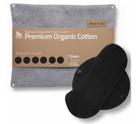 MADE IN EU - Waschbare Bio-Baumwolle Slipeinlagen (Größe S, 7er-Pack) - Weiche, atmungsaktive und wiederverwendbare Stoffeinlagen für Frauen - Hochtemperaturgeeignet, ideal bei täglichem Ausfluss