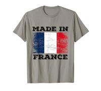 Made In France With French Flag Novelty Graphic Cool Designs T-Shirt