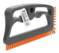 Made in Germany FUGINATOR Brosse à Joints Grise/Orange - Brosse de Nettoyage pour Nettoyer Les Joints dans la Salle de Bain, Les Toilettes, la Cuisine, etc - Brosse maniable pour Les Joints