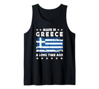 Made in Greece a Long Time Ago Proud Gr reece Flag Débardeur