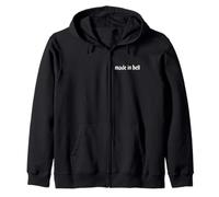 Made in Hell. Goth, Emo, Punk, Horror. Women's Gym Goth Sweat à Capuche