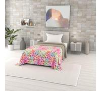 Made in Italy Fantasy Couette d’été imprimé, Spring, 1 Place 170x270cm