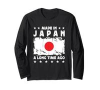 Made in Japan a Long Time Ago Proud Japanese Japan Flag Manche Longue