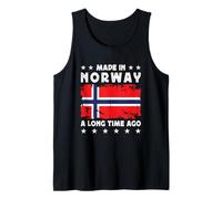 Made in Norway a Long Time Ago Proud Norwegian Norway Flag Débardeur