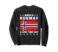 Made in Norway a Long Time Ago Proud Norwegian Norway Flag Sweatshirt