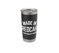 Made In Redcar Slogan amusant Born In Redcar Gobelet isotherme en acier inoxydable double paroi