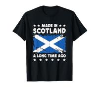 Made in Scotland a Long Time Ago Scottish Scotland Flag T-Shirt