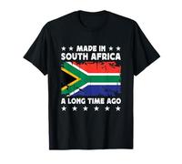 Made in South Africa a Long Time Ago South African Flag T-Shirt