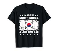 Made in South Korea a Long Time Ago South Korean Flag T-Shirt Graphique avec Valeur