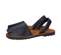 MADE IN SPAIN 969 MENORQUINES EN CUIR FEMME SANDALES, bleu marine, 42 EU