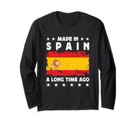 Made in Spain a Long Time Ago Proud Spanish Spain Flag Manche Longue