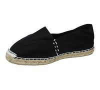 MADE IN SPAIN E Esparto Chaussures pour homme, Noir , 42 EU