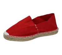 MADE IN SPAIN E Sneaker Esparto Homme Baskets, rouge, 43 EU