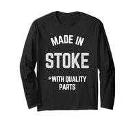 Made in Stoke Slogan Humoristique Born in Stoke Manche Longue