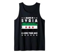 Made in Syria a Long Time Ago Proud Syrian Syria Flag Débardeur