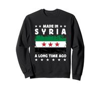 Made in Syria a Long Time Ago Proud Syrian Syria Flag Sweatshirt