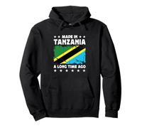 Made in Tanzania a Long Time Ago Tanzanian Tanzania Flag Sweat à Capuche