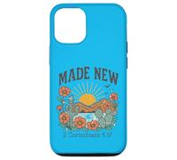 Made New - 2 Corinthians 5:17 Retro Desert Christian Coque pour iPhone 12/12 Pro