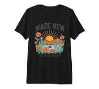 Made New - 2 Corinthians 5:17 Retro Desert Christian T-Shirt Haut de Gamme