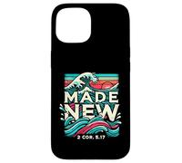 Made New Baptême Shirt Chemises chrétiennes pour les jeunes baptisés Coque pour iPhone 15