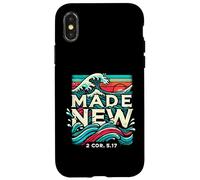 Made New Baptême Shirt Chemises chrétiennes pour les jeunes baptisés Coque pour iPhone X/XS