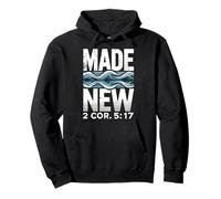 Made New Baptême Shirt Chemises chrétiennes pour Les Jeunes baptisés Sweat à Capuche