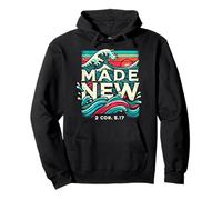 Made New Baptême Shirt Chemises chrétiennes pour les jeunes baptisés Sweat à Capuche